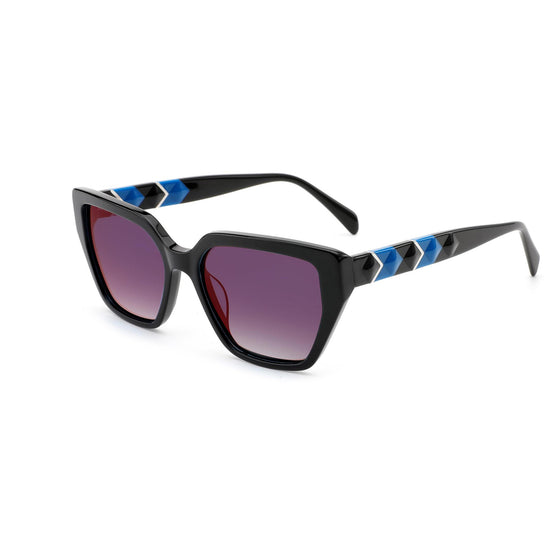 Colorblock Square Sunglasses