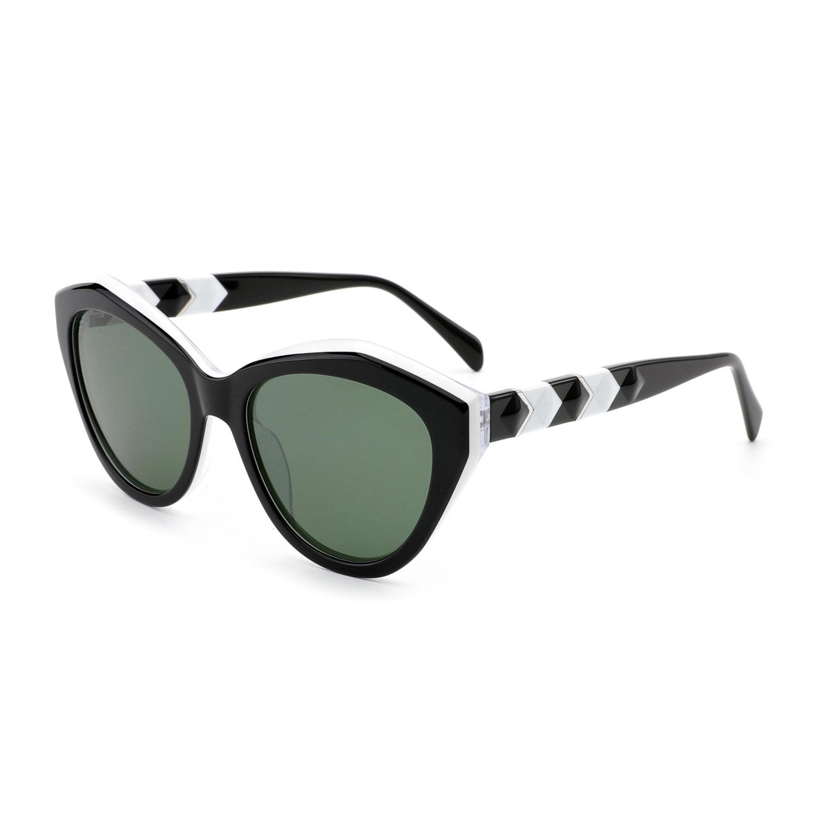 Colorblock Cat-Eye Sunglasses