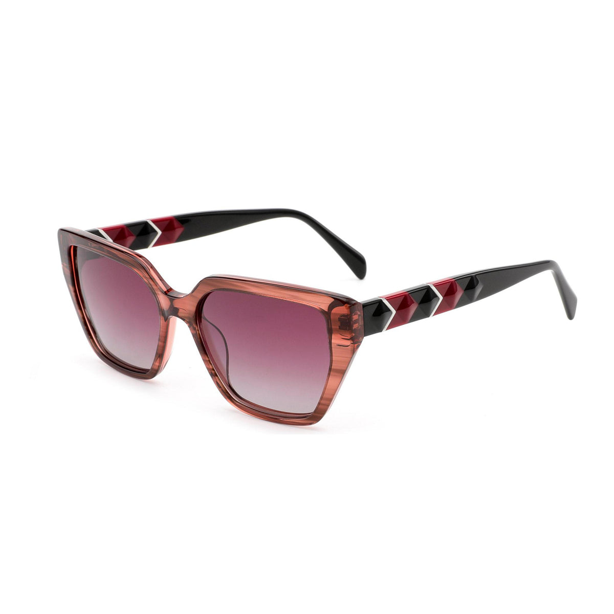 Colorblock Square Sunglasses