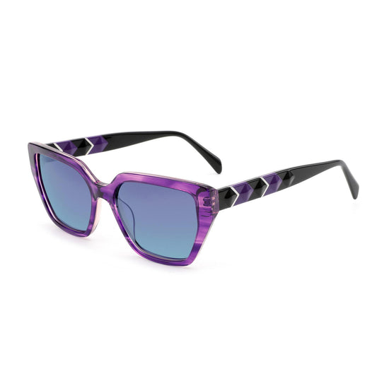 Colorblock Square Sunglasses