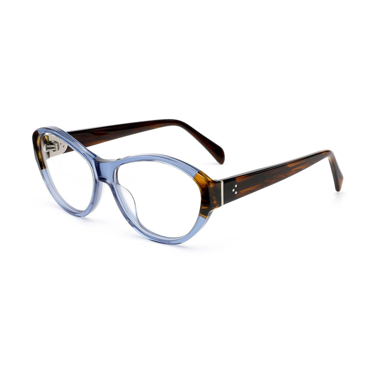 Stylish Cat-Eye Glasses in Black and Tortoiseshell