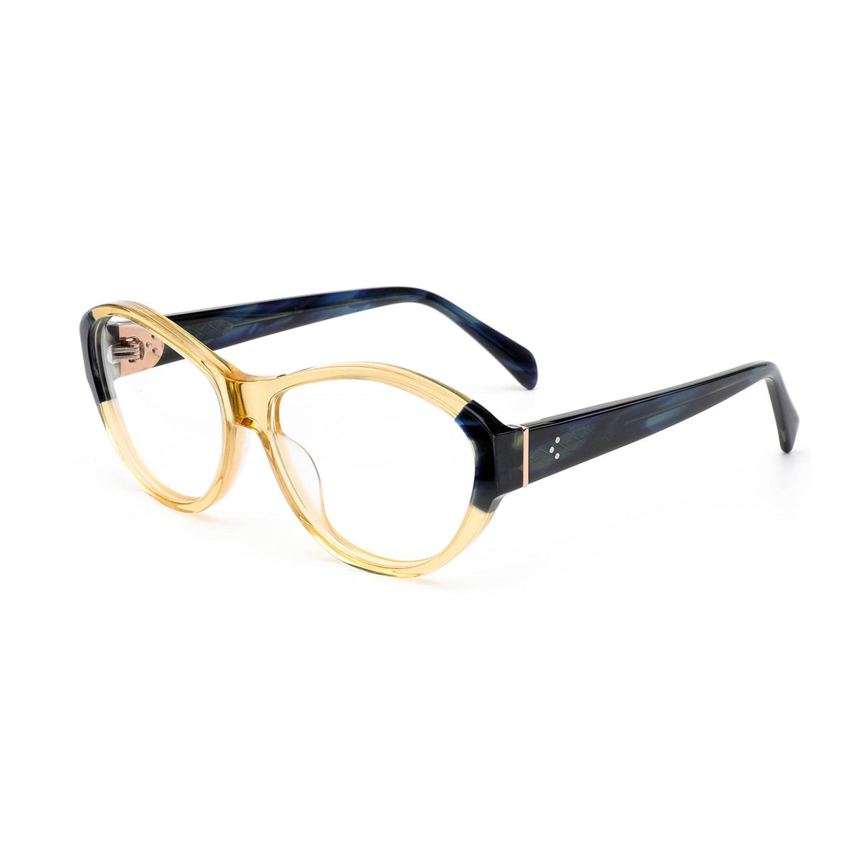 Stylish Cat-Eye Glasses in Black and Tortoiseshell